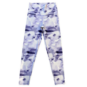 Aerie Chill Play Move Purple 3/4 Crop Leggings Womens Size Small